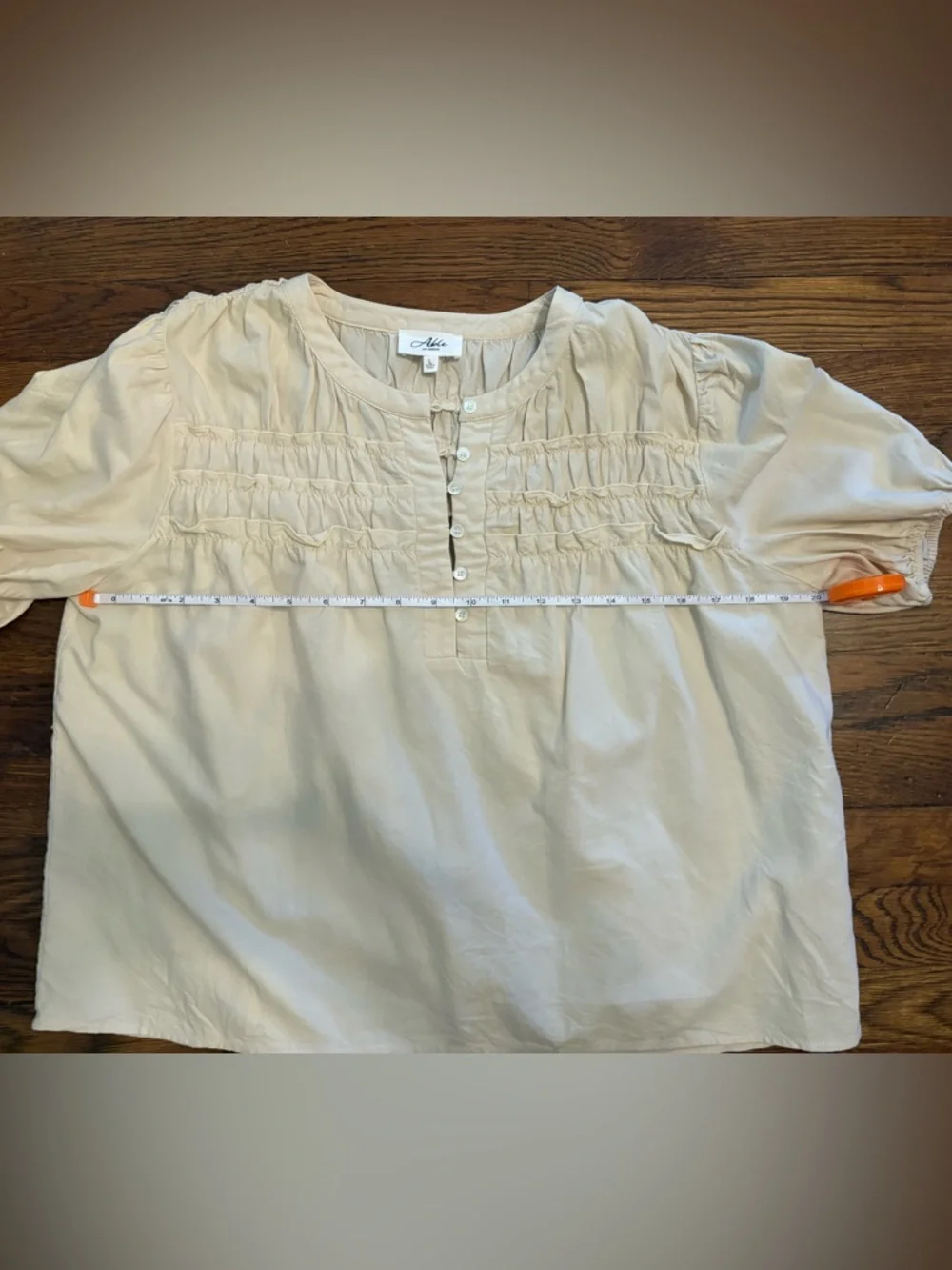 Able Tan Blouse - Picture 3 of 3